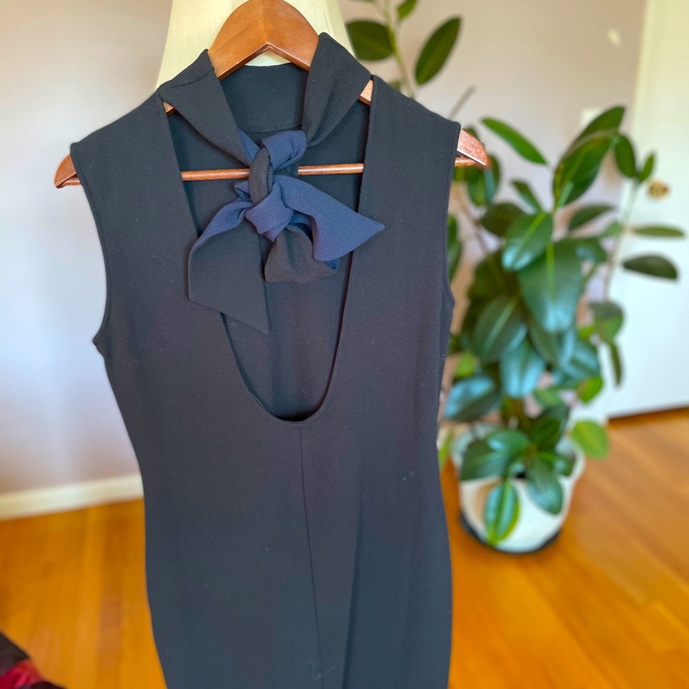 Storm and Marie High neck LBD with open back